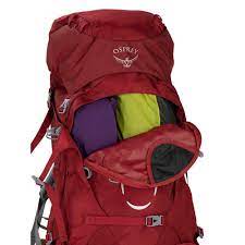 osprey ariel 65l backpack red trekkinn