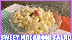 sweet macaroni salad filipino style