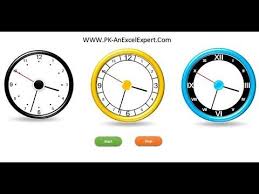 Innovation Analog Clock In Excel Pie Doughnut Chart