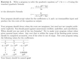 Program To Solve The Quadratic Chegg