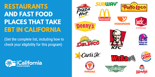 restaurants that take ebt in california