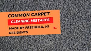 common carpet cleaning mistakes made by
