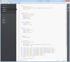 code editor built using only html css