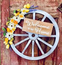 Thank you for stopping by! Diy Wooden Wagon Wheel