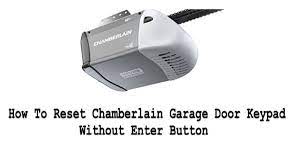 to reset chamberlain garage door keypad
