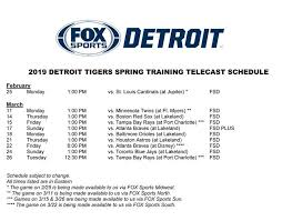 Check out the tv listings for fox 11 los angeles. Fox Sports Detroit Announces Tigers Spring Training Tv Schedule Fox Sports Spring Training Detroit Tigers Spring Training