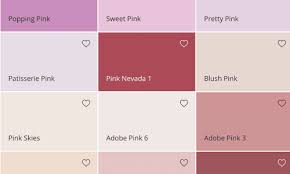 Dulux Paint Colour Chart Pink Dulux