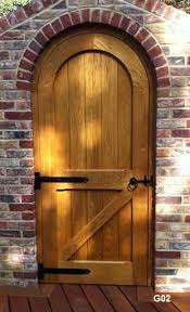 Oak Arched Head Door Timber Gates
