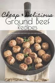 easy recipes with ground beef