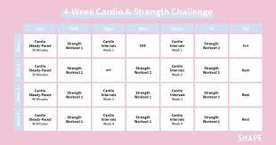 4 Week Workout Plan For Women