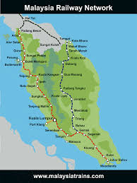 Tun abdul razak heritage park map. Malaysia Train Map Malaysia Trains