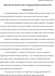 teaching the scarlet letter engaging students the text pdf there are several obstacles for students when reading hawthorne the scarlet letter was never intended