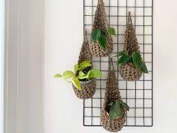 Wall Hanging Planter Handmade Crochet