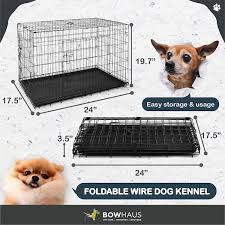 foldable dog crate wire metal