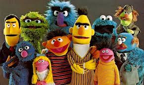 sesame street characters are muppets