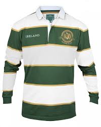 croker men s irish rugby jersey long sleeve green and white x large size xl