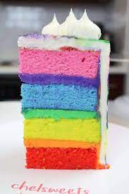 Chelsweets Rainbow Cake gambar png