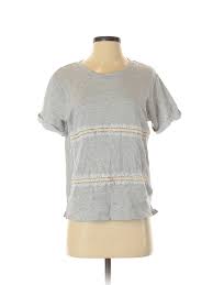 Details About Papermoon Women Gray Short Sleeve Top Xs