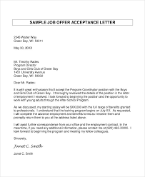 Job Offer Letter 9 Free Sample Example Format Free