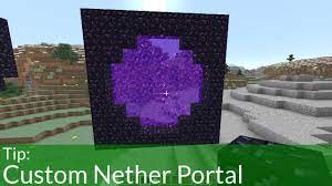 custom nether portals in minecraft