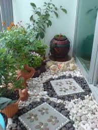 In the market, you can find varied, affordable and colorful garden pebbles. Buy Natural Stone Pebbles River Pebbles Online In India Stonemart Small Balcony Garden Balcony Garden Landscaping With Rocks