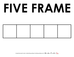 blank five frame template free pdf