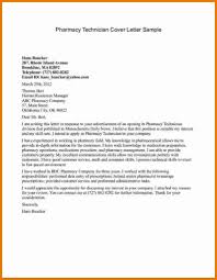 Retail Pharmacy Technician Cover Letter Awesome Cover Letter Ideas
