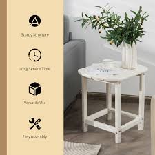 Side Table For Garden Yard Patio
