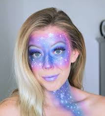 easy galaxy makeup tutorial for