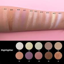 brand highlighter blush palette