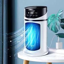 sdjma portable air conditioners 300ml evaporative air cooler with 5 sds night light 1 6h timer usb powered personal air conditioner for room
