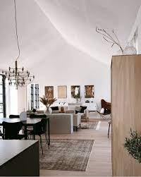 Scandinavian decor is often minimal, using basic colors like white, black, and gray to create a space free of distraction and clutter. 8dtnaexjeslbnm