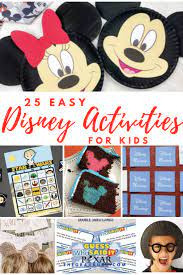 25 disney activities for kids with