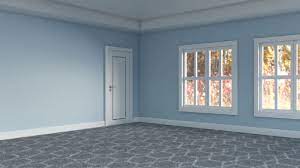 color carpet goes with light blue walls