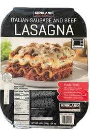 cook kirkland signature s lasagna
