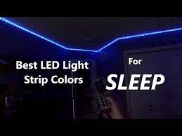 best led light colors for sleep
