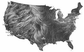 Wind Map Of Us Patterns Blows You Away Telegraph