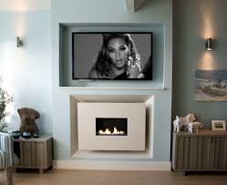 Flueless Gas Fire With Tv Above