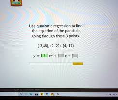 Quadratic Regression