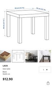 ikea lack side table furniture home