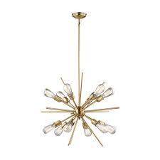 Rewiring and repainting mean costs can add up quickly. Patriot Lighting Oscar 12 Light Natural Brass Chandelier At Menards
