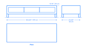 Tv Stand Media Console Dimensions Drawings Dimensions