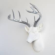 Faux Taxidermy Large Deer Head Wall