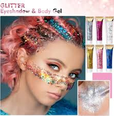 makeup sparkling body glitter gel