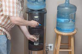 change a 5 gallon water cooler bottle