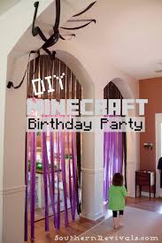 diy minecraft birthday party craft