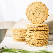 healthy oatcakes with rosemary