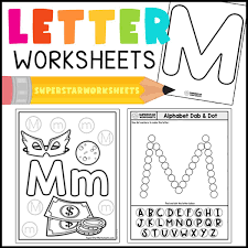 letter m worksheets superstar worksheets