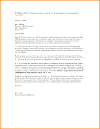 Personal Business Cover Letter Format Idea Proposal Template