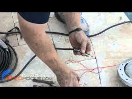 How To Replace A Pool Light Fixture Youtube